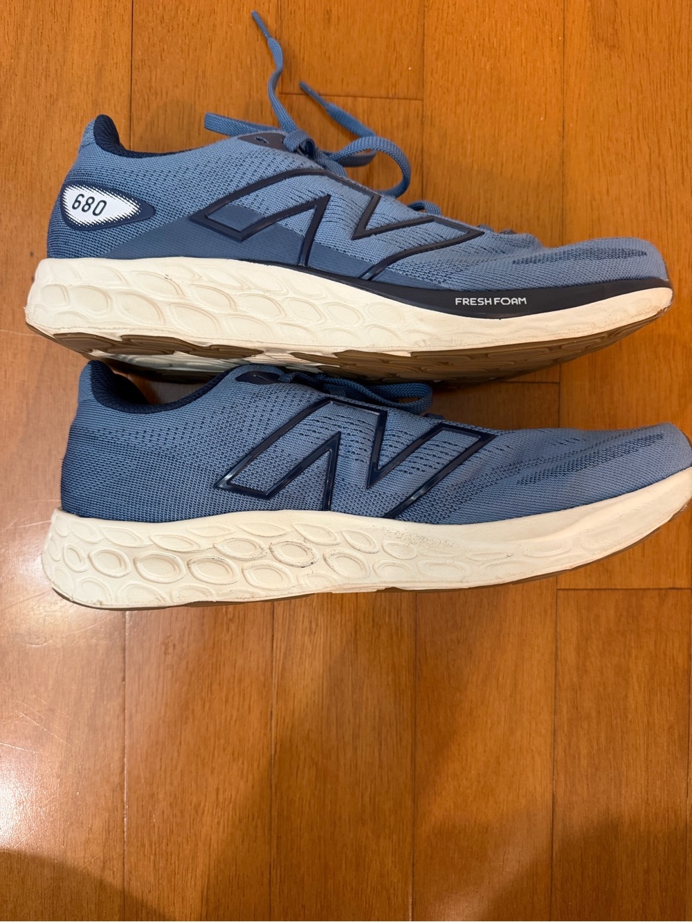 New Balance Fresh Foam 680 v8 Men's Running Shoes Blue Size 9 M680CS8 EUC - Picture 3 of 9